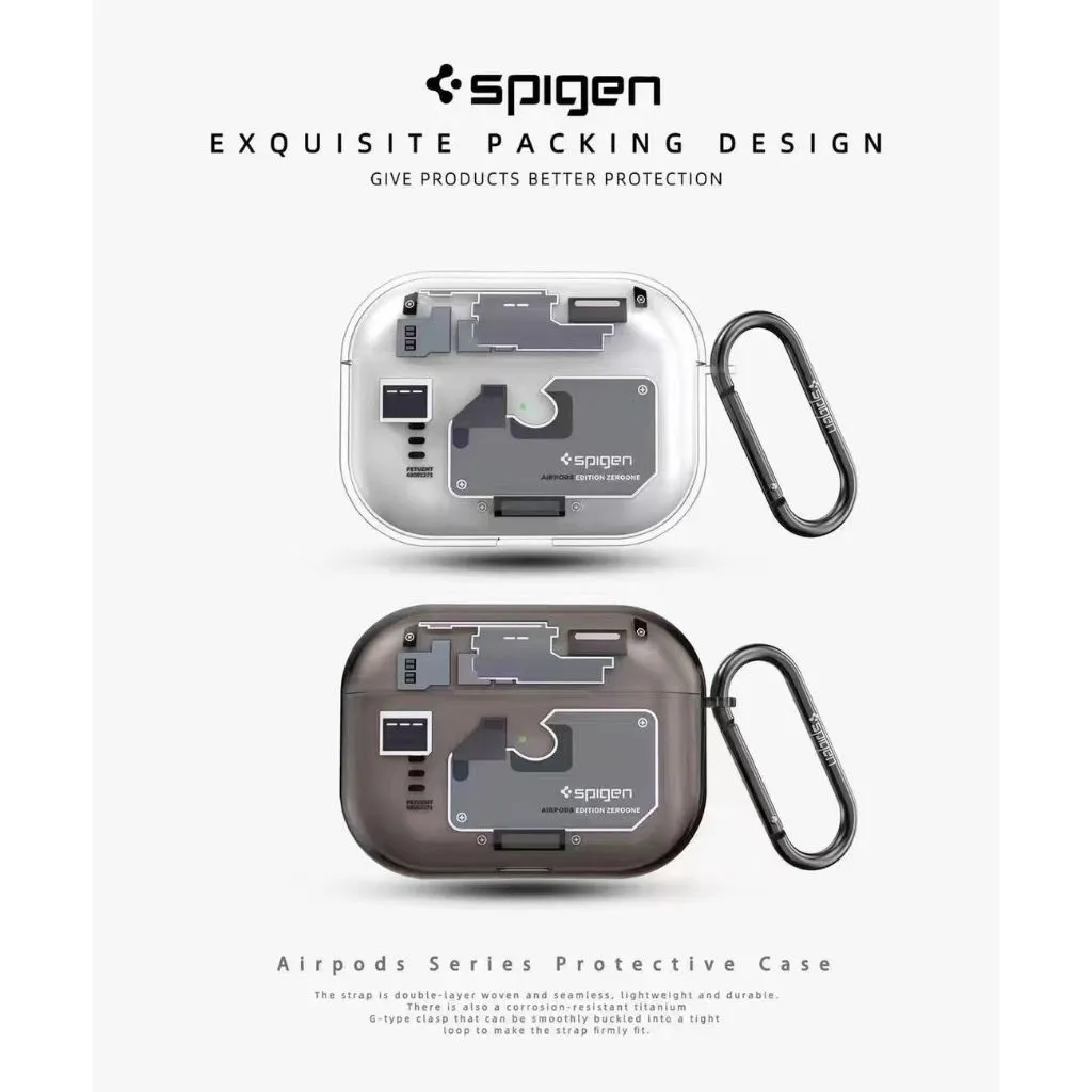 Airpods Pro 2nd Generation Case, Spigen [Ultra Hybrid] (Mag Fit)