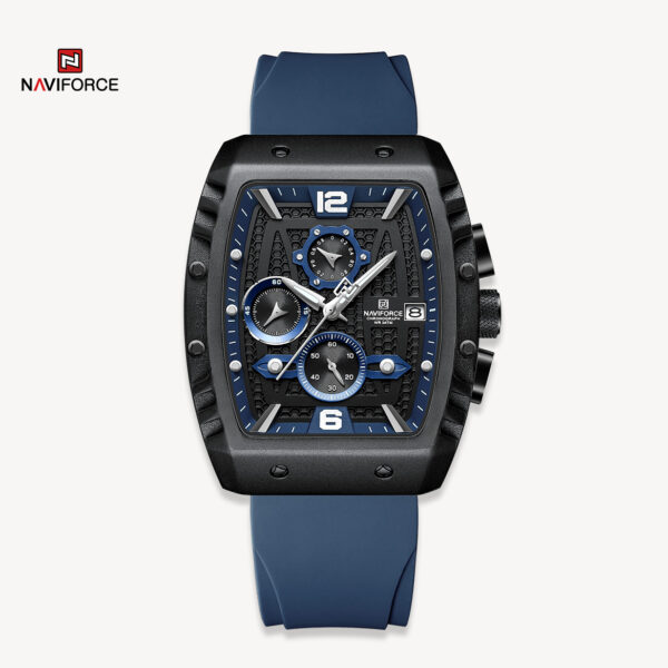 NAVIFORCE 8025 quartz with square case Chronograph Sport Watch