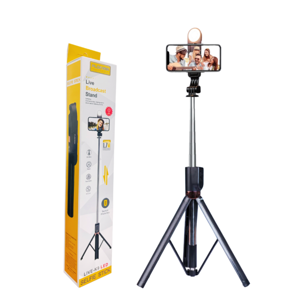 Plokama Live-K9 Selfie Stick with LED - Image 2