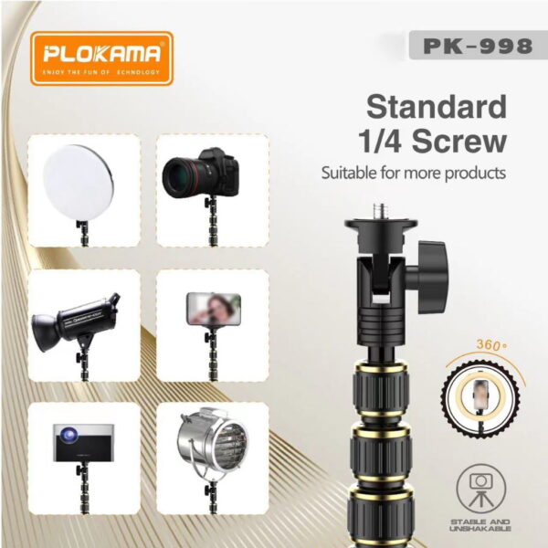 Plokama PK-998 All in One With Remote Tripod Stand - Image 5