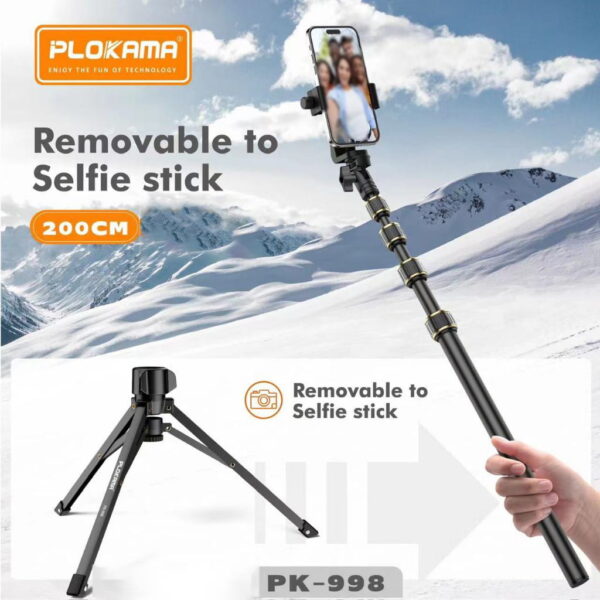 Plokama PK-998 All in One With Remote Tripod Stand - Image 4