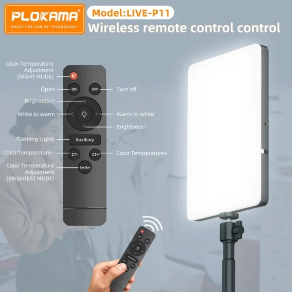 Plokama LIVE-P11 LED Fill Light Panel - Image 6