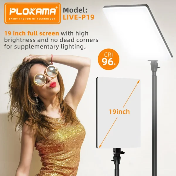 Plokama LIVE-P19 LED Fill Light Panel without stand - Image 5