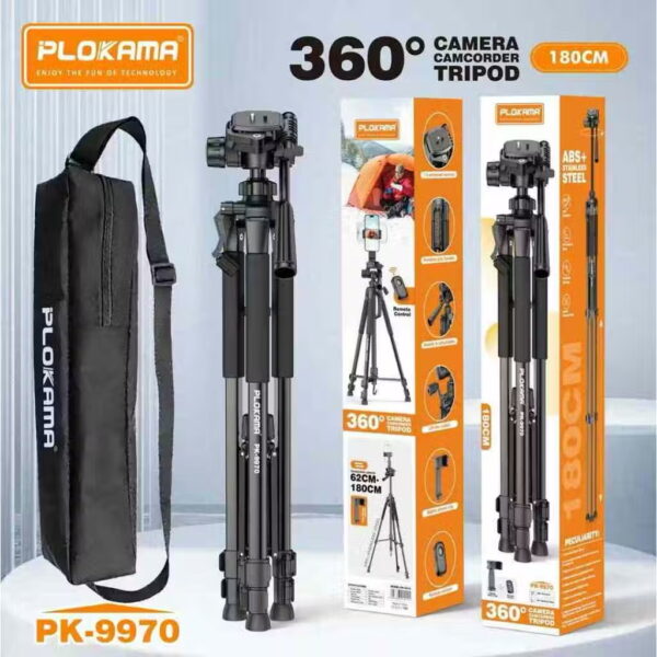 Plokama PK-9970 1800mm Professional Tripod - Image 6