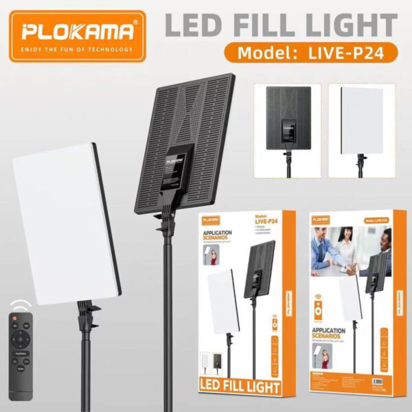 Plokama LIVE-P24 LED Fill Light Panel - Image 2