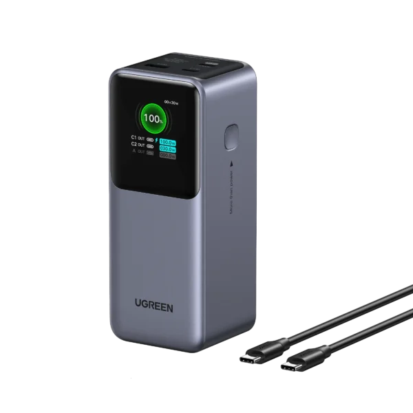 UGREEN Nexode Power Bank 20000mAh 130W with Smart Digital Display