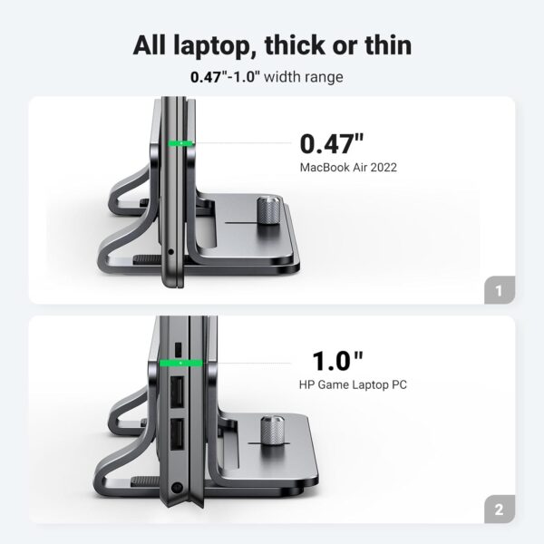 UGREEN Vertical Laptop Stand - Image 5