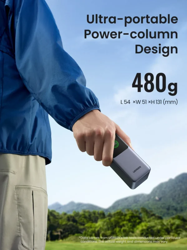 UGREEN Nexode Power Bank 20000mAh 130W with Smart Digital Display - Image 5