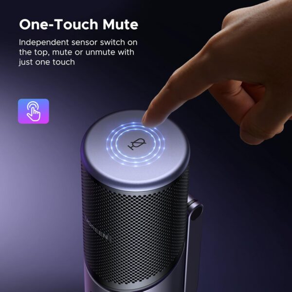 UGreen 35629 USB Desktop Streaming Microphone – RGB - Image 4