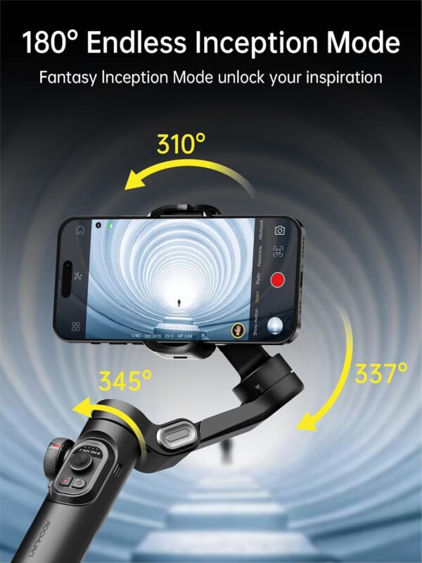 AOCHUAN Smart XE Foldable 3-Axis Smartphone Gimbal Stabilizer - Image 9