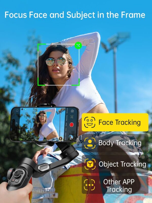 AOCHUAN Smart XE Foldable 3-Axis Smartphone Gimbal Stabilizer - Image 6
