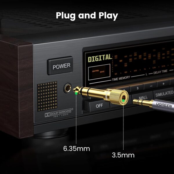 UGREEN 6.5mm Male to 3.5mm Female Audio Adapter – 20503 - Image 5