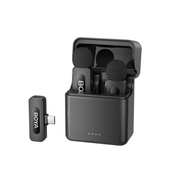 BOYA BY-V30 2-Person Wireless Microphone System with USB-C - Image 5