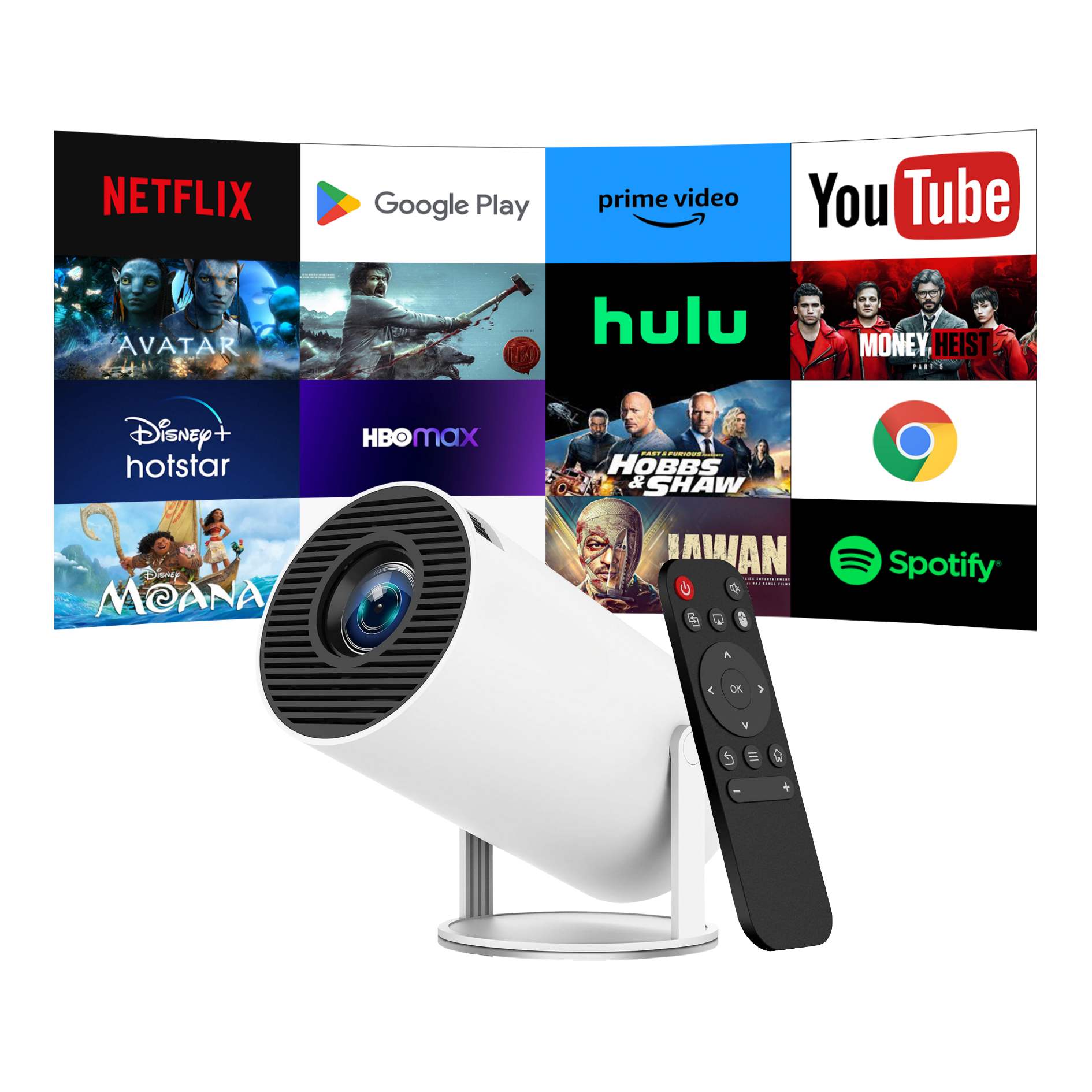HY300 Pro Android 12 Projector - Image 2