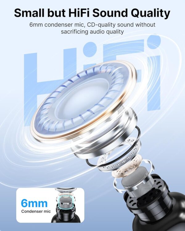 BOYA Mini 12 For Type C and Lightning Dual Wireless Microphone With Charging Case - Image 4