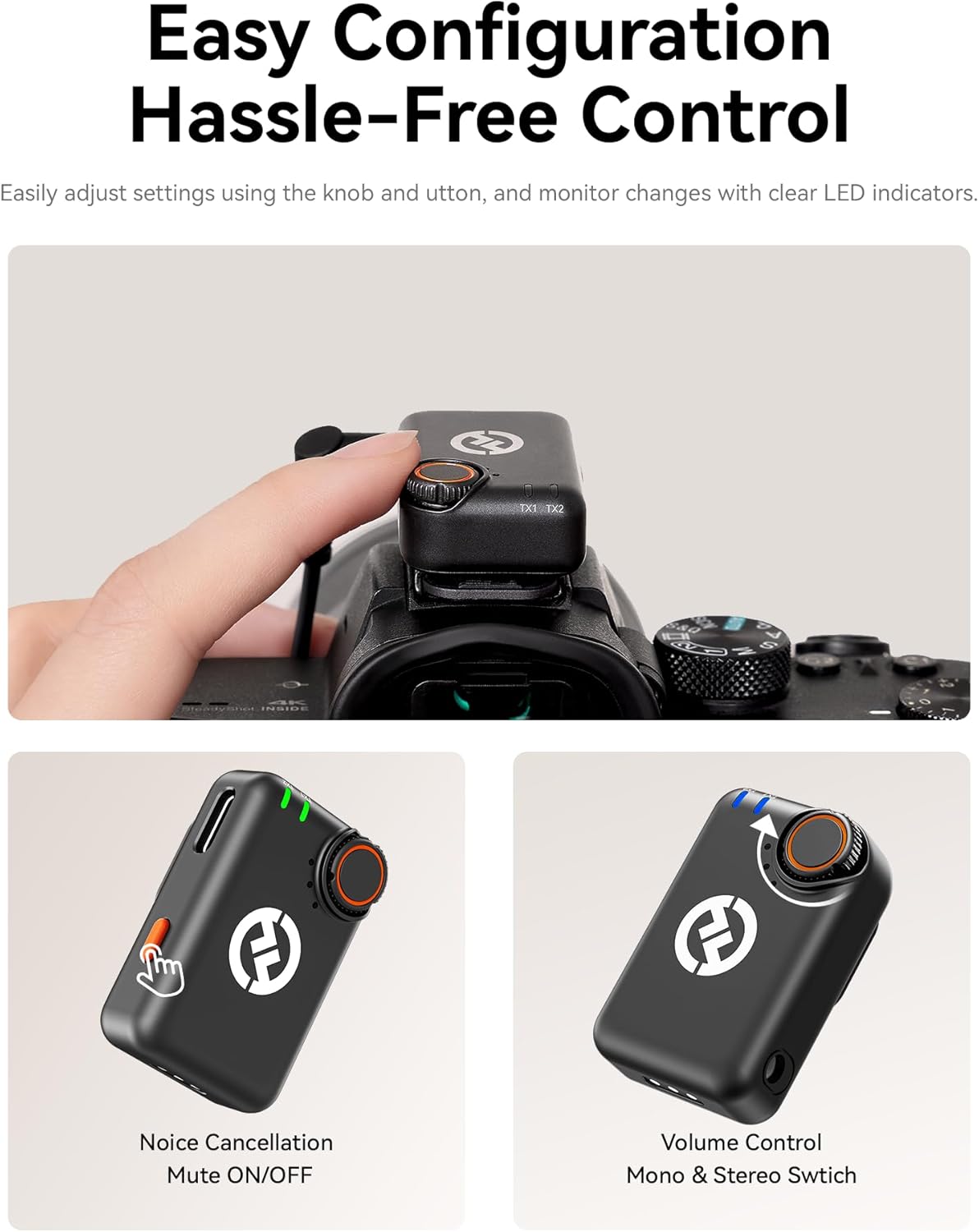 Hollyland Lark M2S Combo – Wireless Microphone System - Image 5