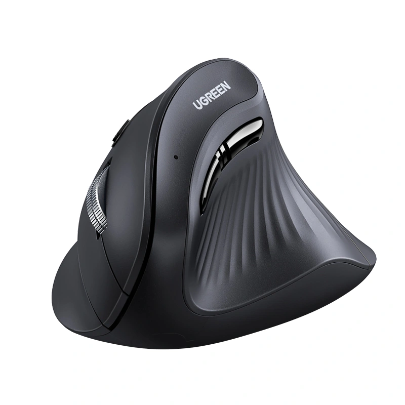 UGREEN Multi-Mode Bluetooth + Wireless Vertical Mouse – MU008 - 25444