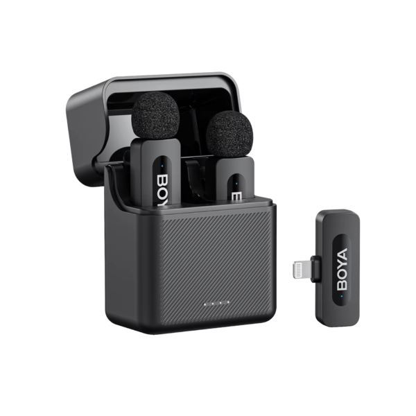 BOYA BY-V30 2-Person Wireless Microphone System with Lightning Connector