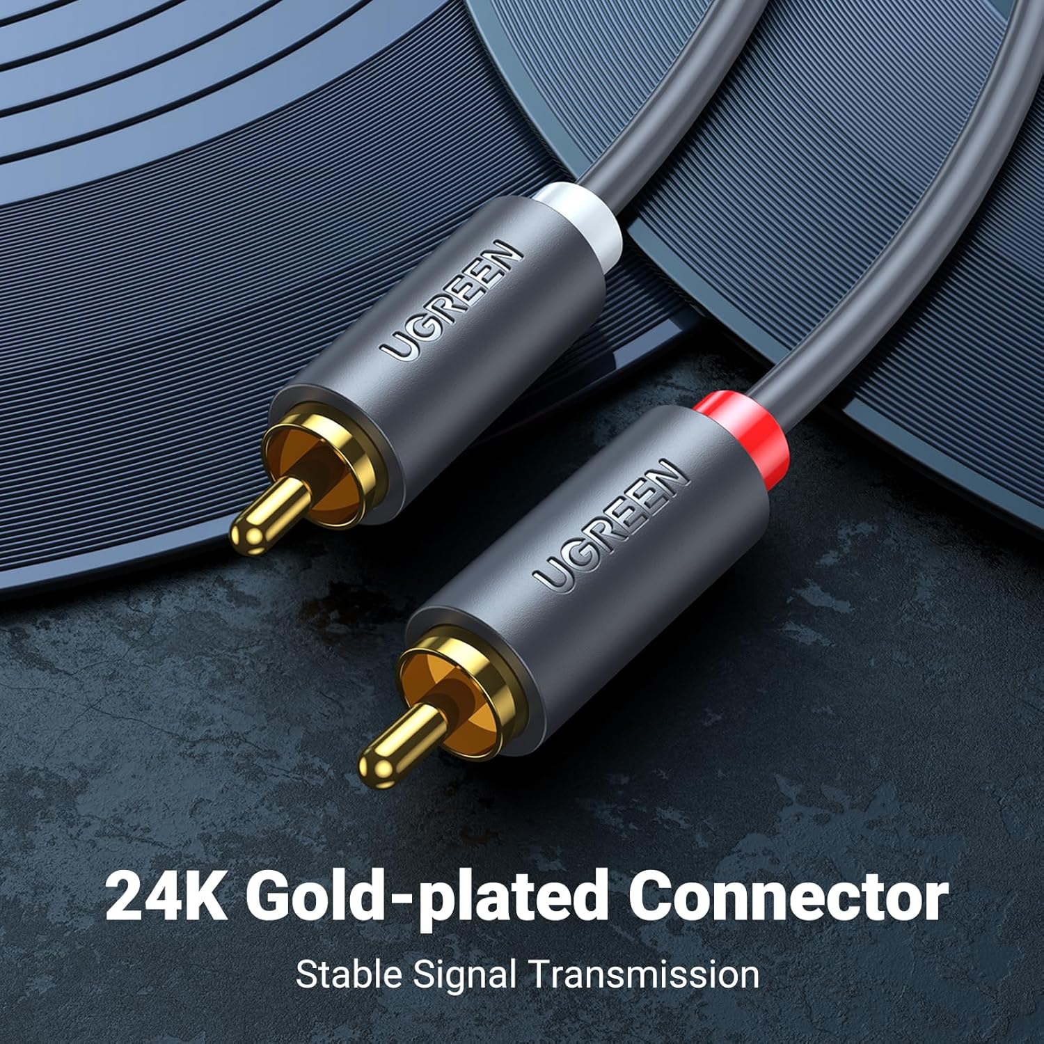 UGREEN 2RCA Male to 2RCA Male Audio Cable – 5m | AV104 - 10520 - Image 4