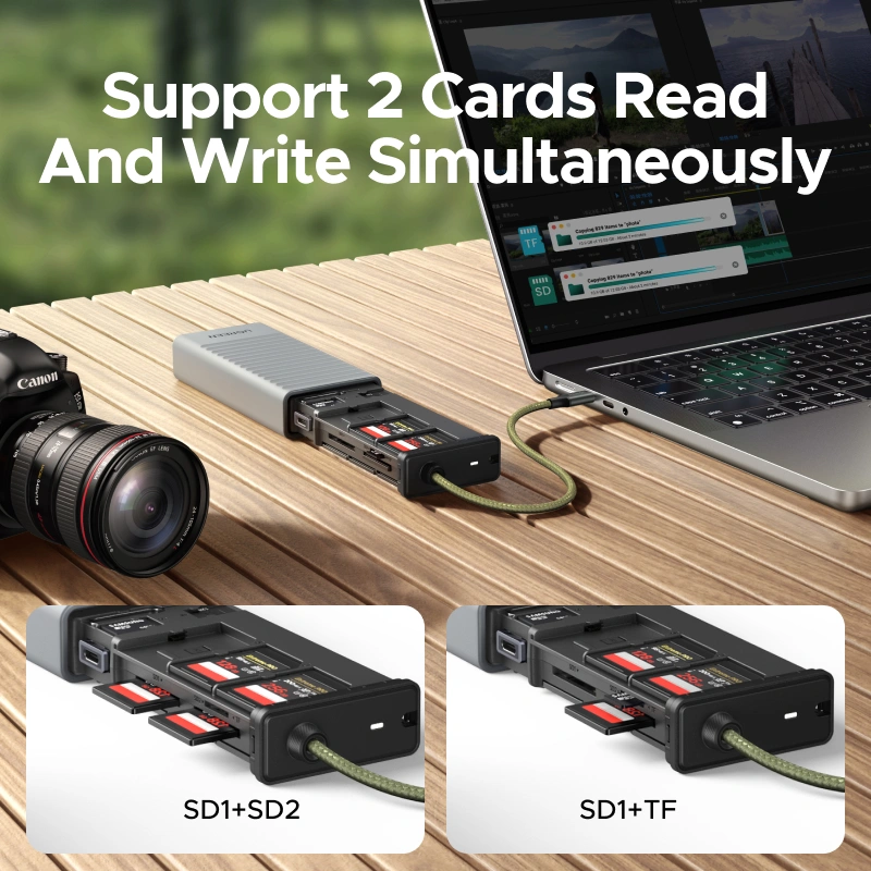 UGREEN Multi-Function Card Reader Case – CM856 - 55899 - Image 2