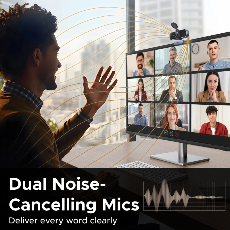 UGREEN 4K 30Hz USB Webcam with USB to Type-C Adapter – CM831 – 65381 - Image 7