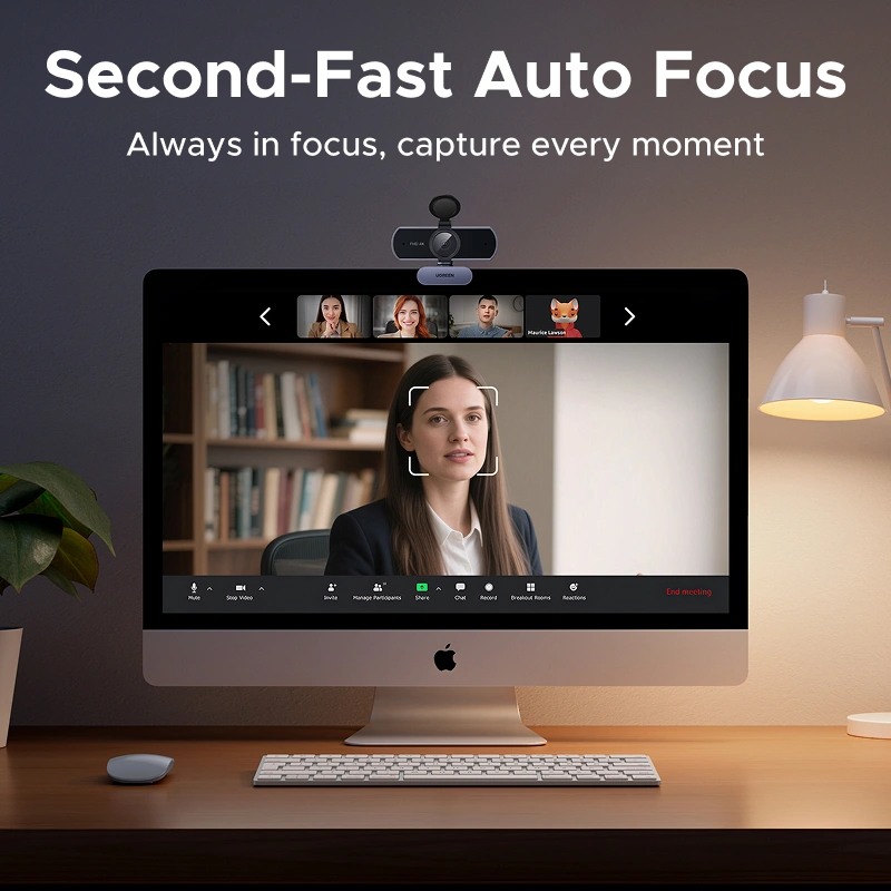 UGREEN 4K 30Hz USB Webcam with USB to Type-C Adapter – CM831 – 65381 - Image 6