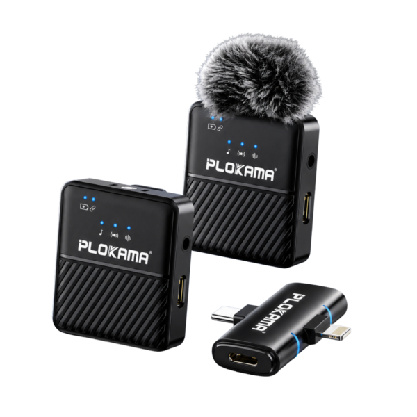 PLOKAMA VM-60 2.4G Wireless Lavalier Microphone