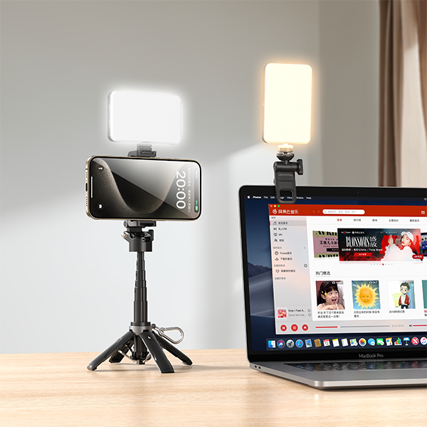 Yesido DH12 Portable LED Selfie Light with Clip - Image 3