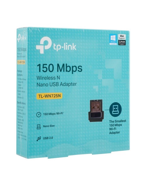 TP-Link TL-WN725N 150Mbps Wireless N Nano USB Adapter - Image 2