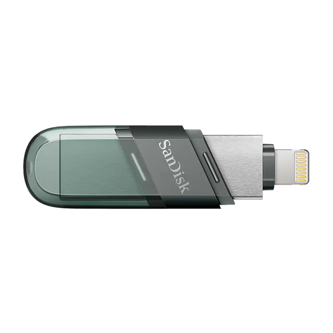 SanDisk iXpand Flash Drive Flip 128GB for iPhone, iPad & Computers