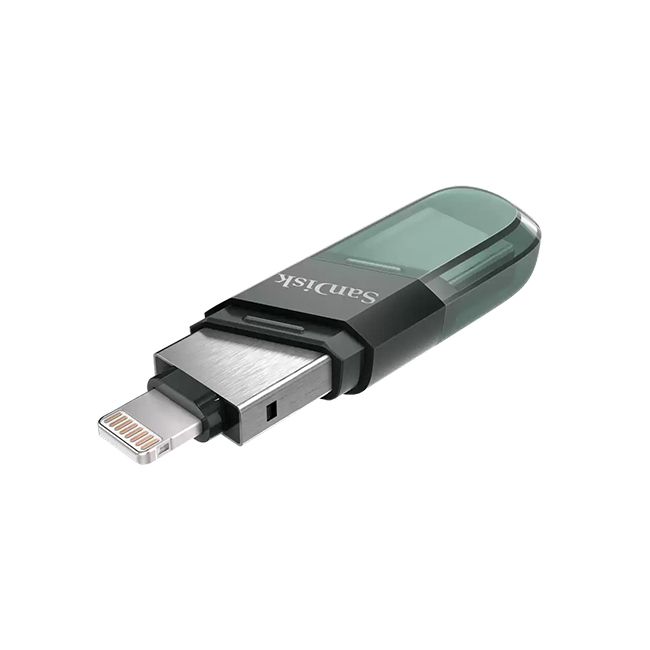SanDisk iXpand Flash Drive Flip 128GB for iPhone, iPad & Computers - Image 2