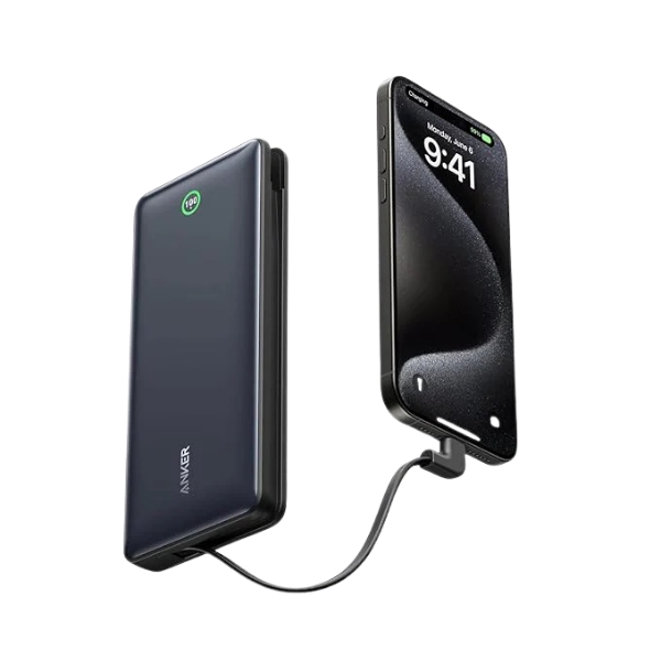 Anker Nano Power Bank 20,000mAh 30W with Built-in USB-C Cable - A1387H11 - Image 2
