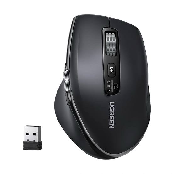 UGREEN Thumb Wheel & Side Scrolling Multi-Mode Wireless Bluetooth Mouse – M751 – 45792