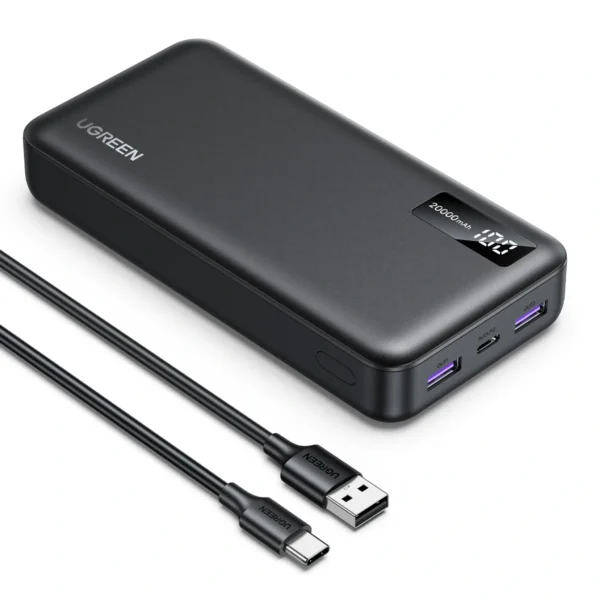 UGREEN 20000mAh 20W Two-Way Fast Charging Power Bank – PB312 - 25683