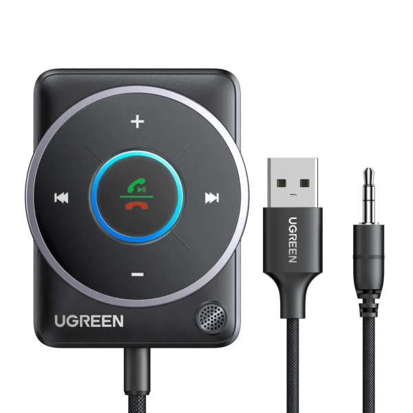 UGREEN 3.5mm Bluetooth 5.4 Receiver Audio Dual Connection Adapter With USB Power – CM723 – 35002
