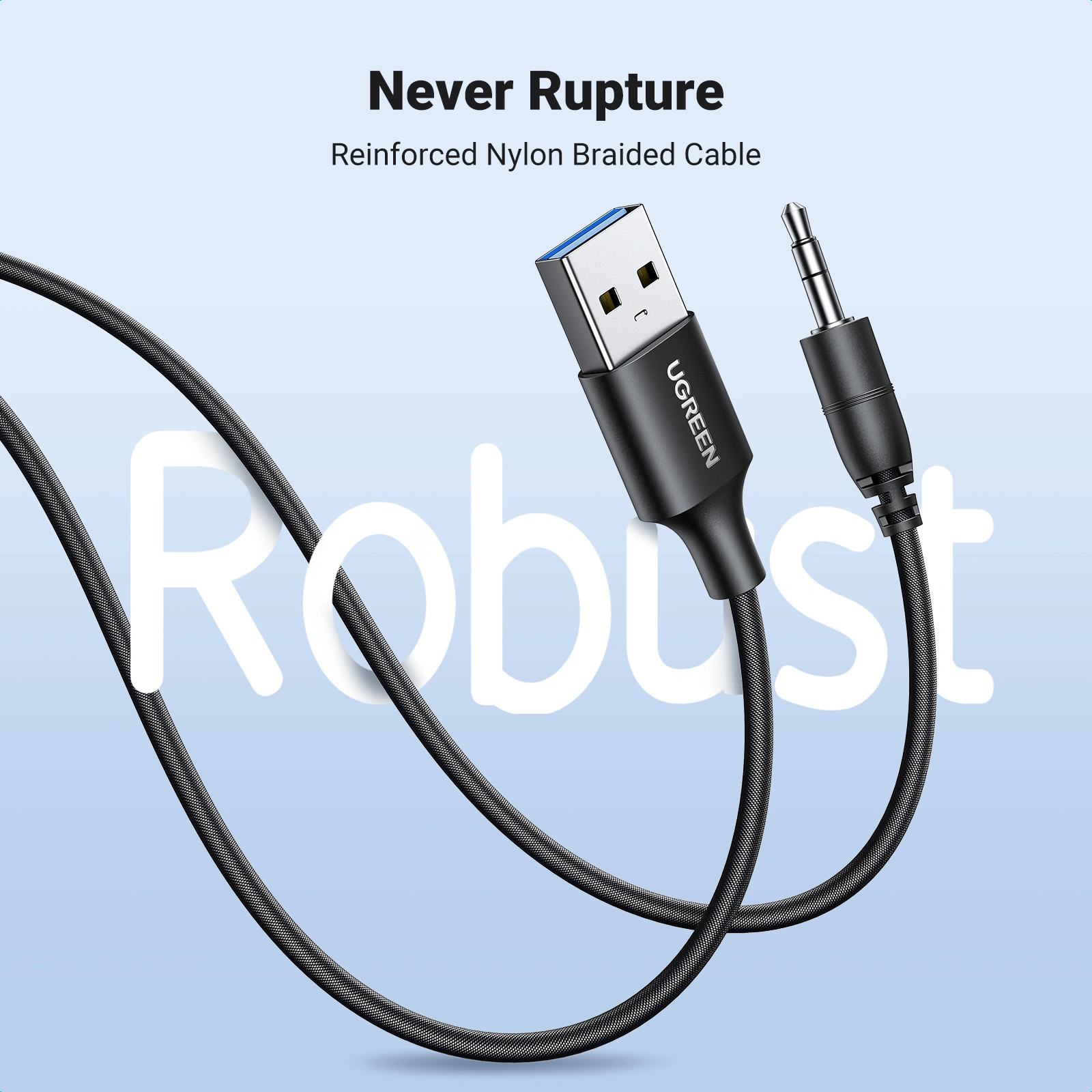 UGREEN 3.5mm Bluetooth 5.4 Receiver Audio Dual Connection Adapter With USB Power – CM723 – 35002 - Image 7