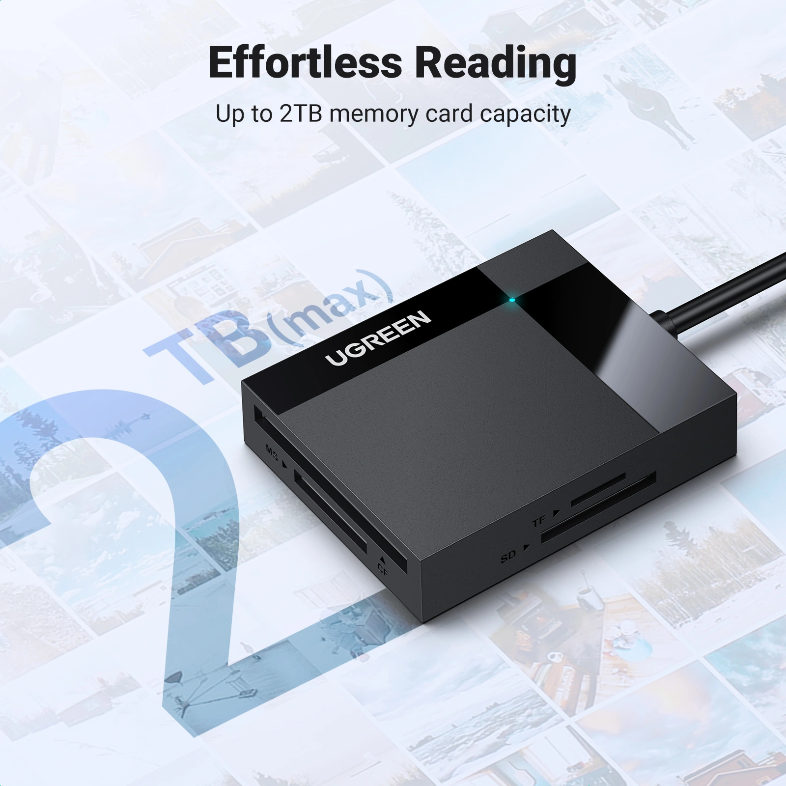 UGREEN 50cm USB 3.0 All-in-One Card Reader – CR125 – 30333 - Image 7